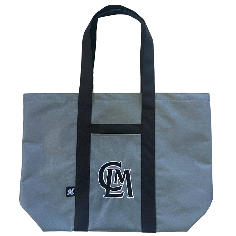 ロゴ刺繍トートバッグ