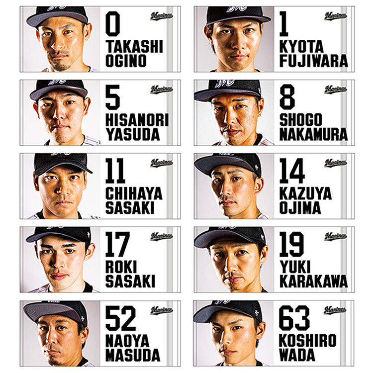 選手ビジュアルフェイスタオル