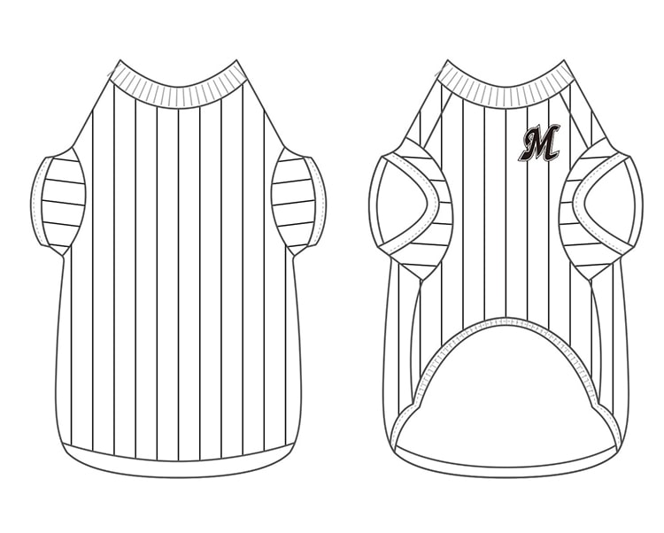 【名入れ＋ナンバー対応】ドッグシャツ