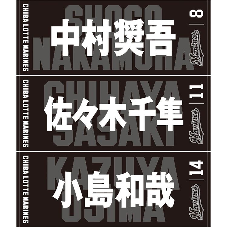 2022シーズン選手フェイスタオル(ビジター)