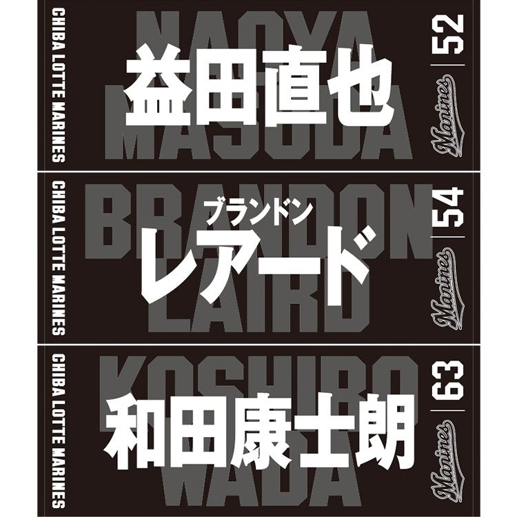2022シーズン選手フェイスタオル(ビジター)