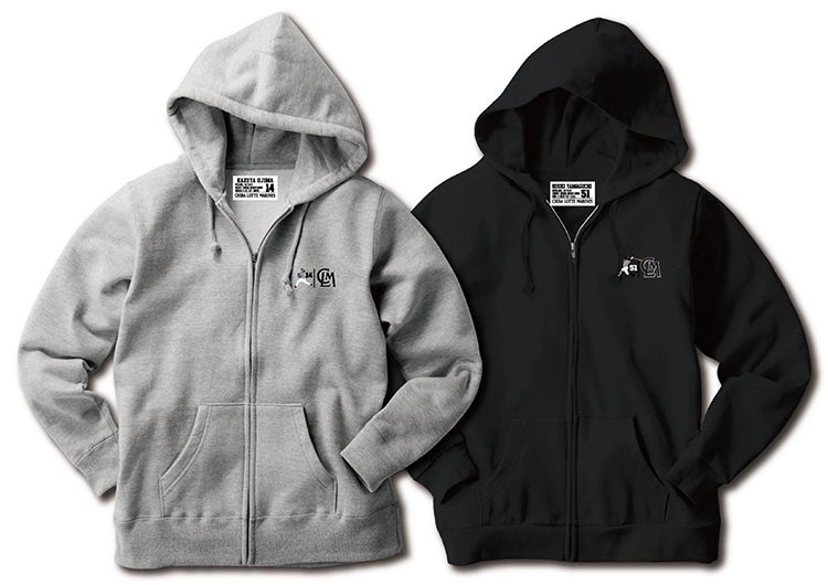 ジップパーカー
