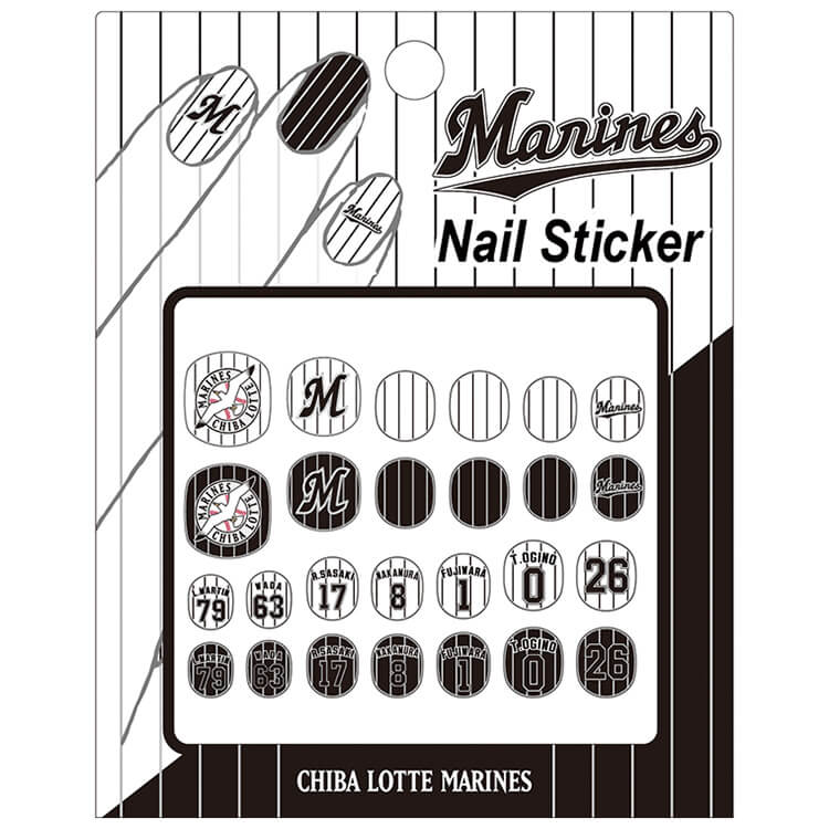 マリーンズジェルネイルシール