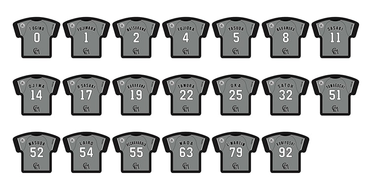 CLMシークレットユニホーム型ラバーコースター