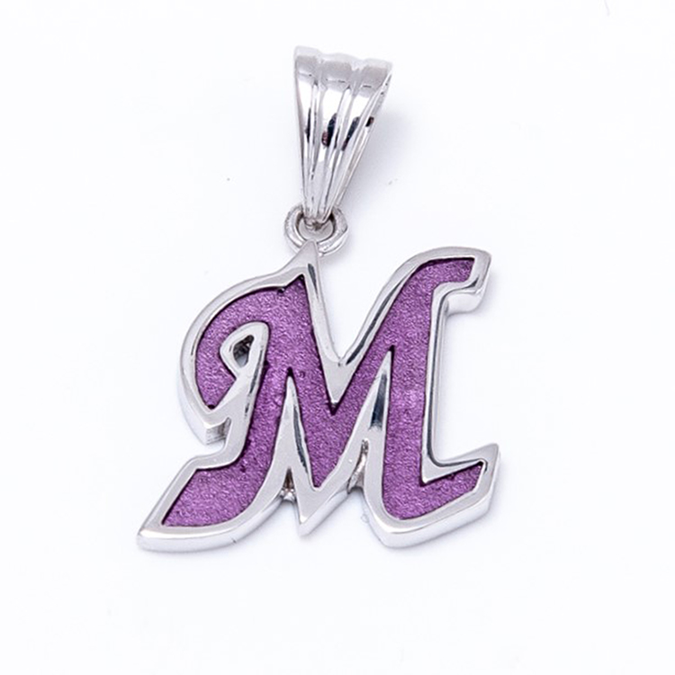 Mイニシャル・メンズペンダント