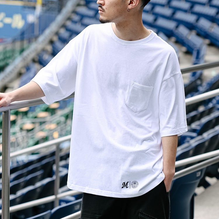 BSWポケット付きビッグTシャツ