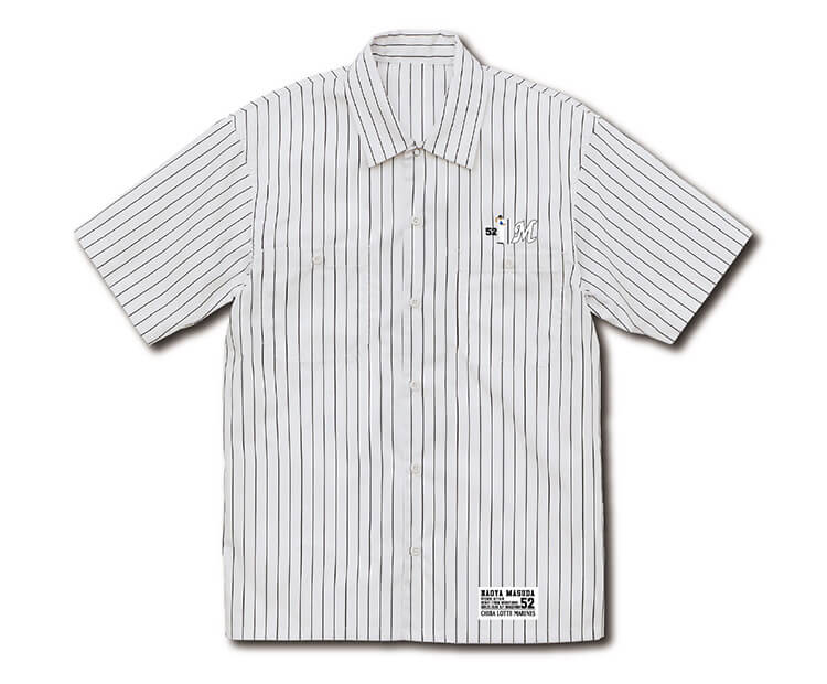 ストライプワークシャツ