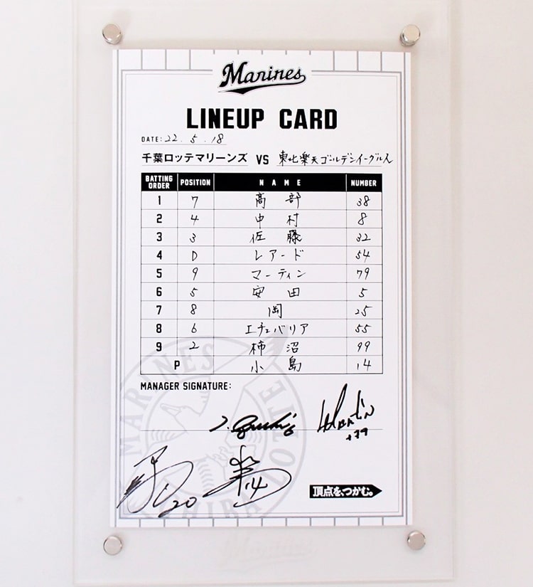 #6井口監督/#14小島/#20東條/#79マーティン(2022.5.18)