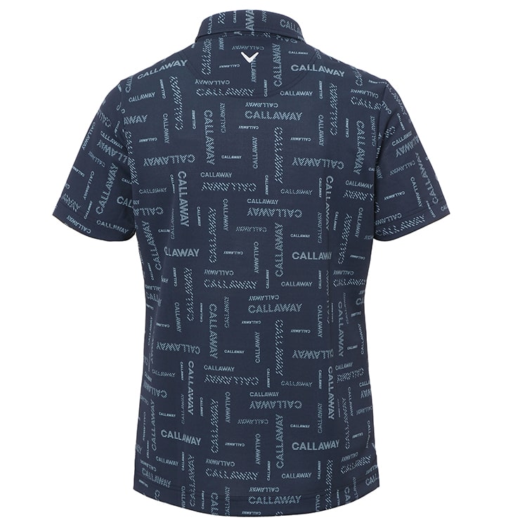 総柄半袖ポロシャツ