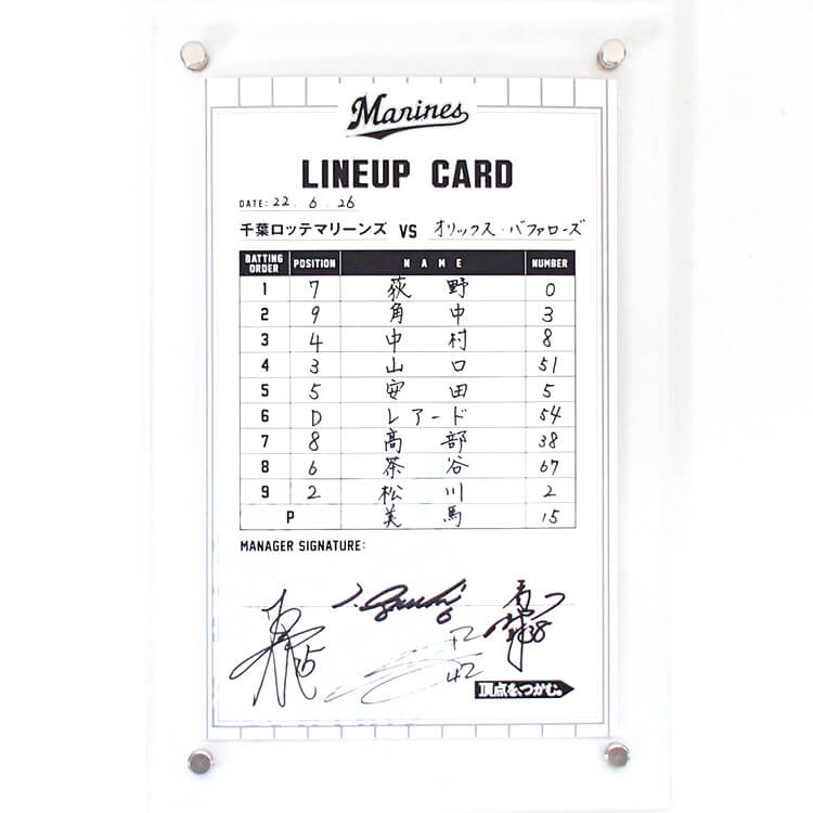 #6井口監督/#15美馬/#38髙部/#42オスナ(2022.6.26)