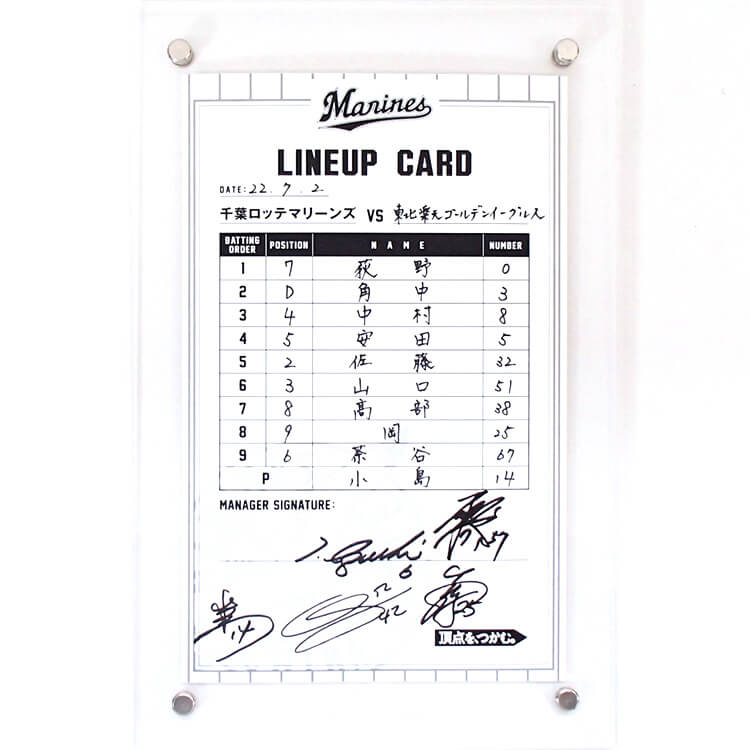 #6井口監督/#14小島/#25岡/#42オスナ/#57小川(2022.7.2)