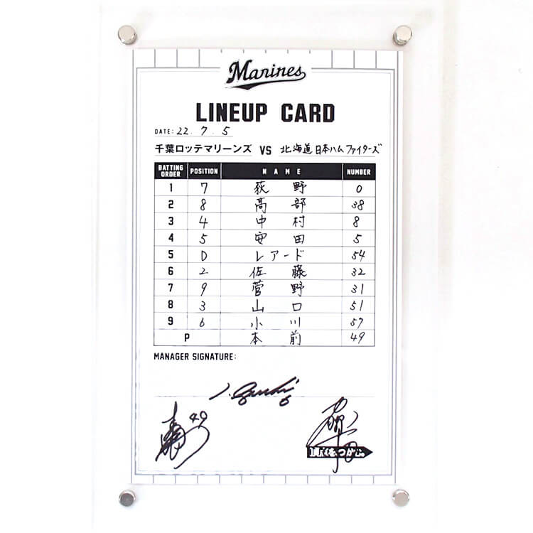 #6井口監督/#49本前/#0荻野貴(2022.7.5)