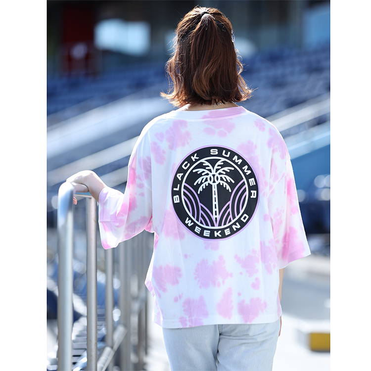 ムラ染めクロップド BIG Tシャツ