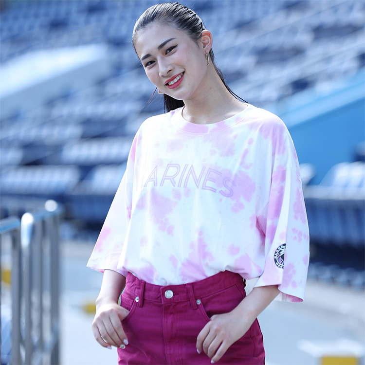 ムラ染めクロップド BIG Tシャツ