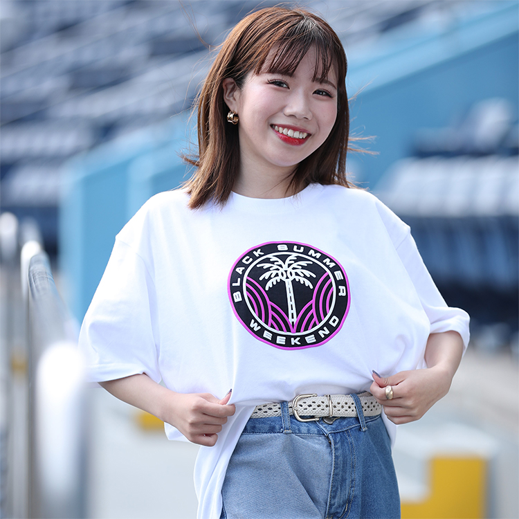BSWロゴ発泡プリントTシャツ