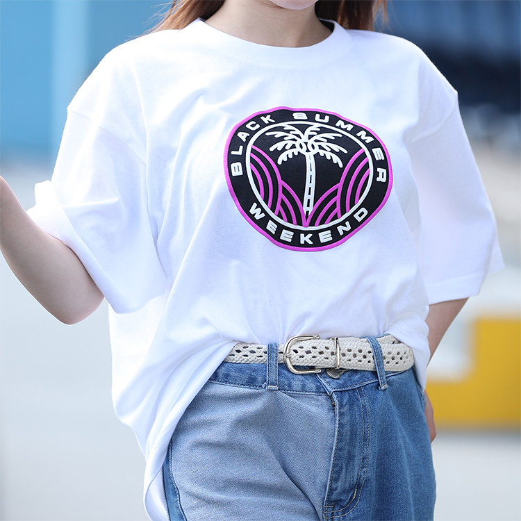 BSWロゴ発泡プリントTシャツ