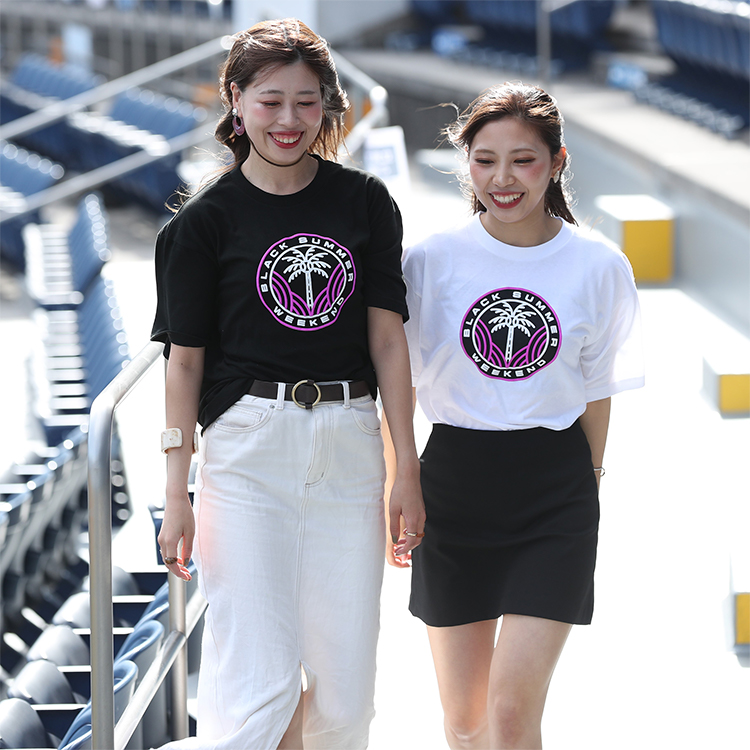 BSWロゴ発泡プリントTシャツ