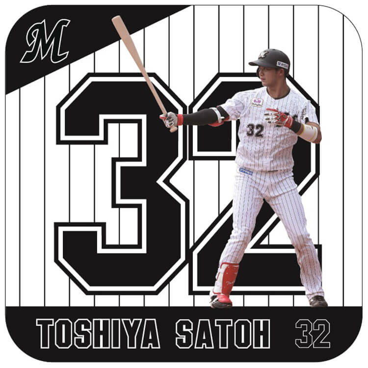 選手ビジュアルカーマグネット