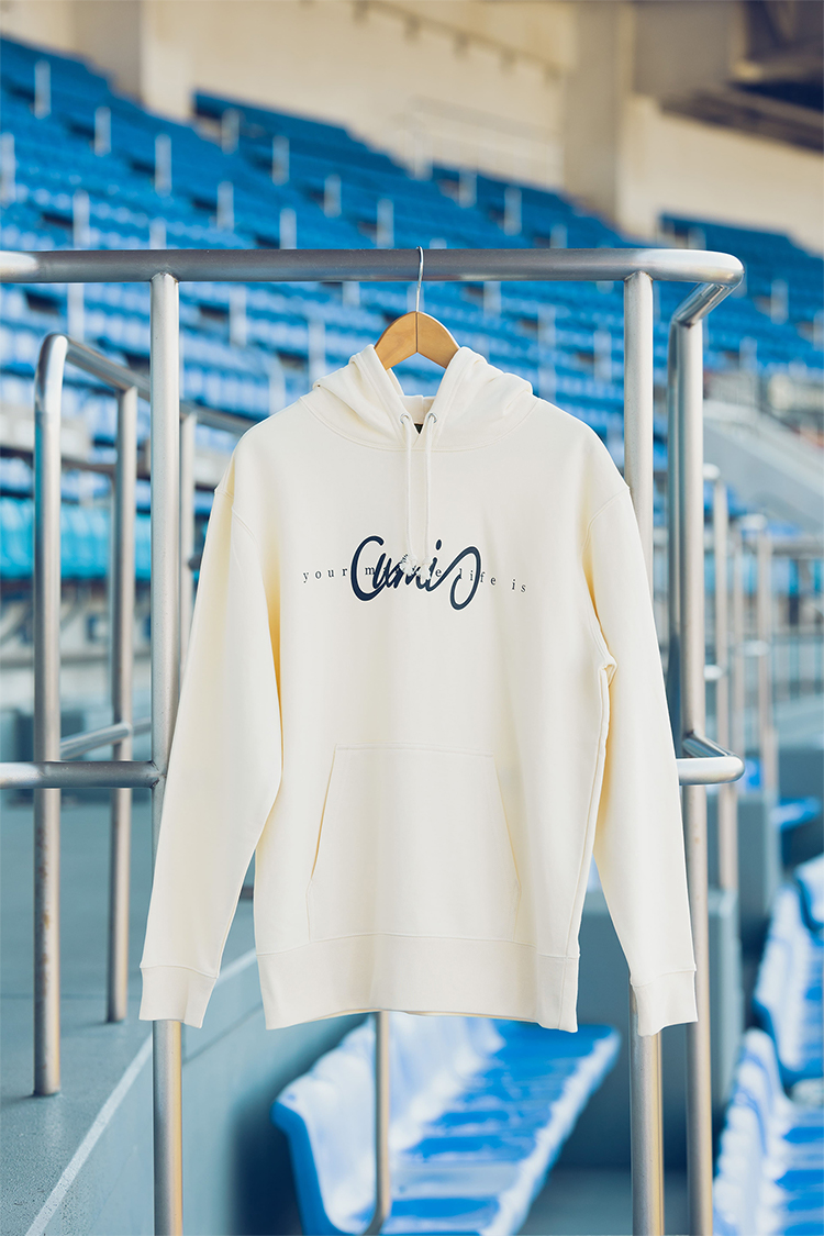 前後プリントパーカー