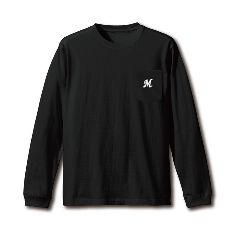胸ポケット付き長袖Tシャツ