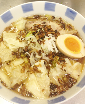 東京揚げネギワンタン麺 980円(税込)