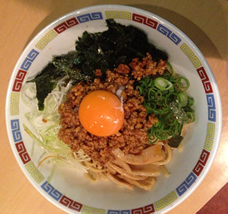 名古屋新名物!台湾まぜそば 980円(税込)