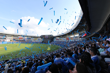 青色ジェット風船