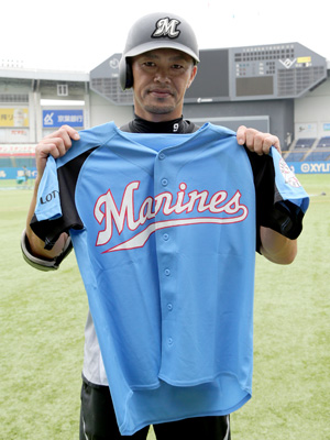 ロッテマリーンズ 福浦選手 ユニフォーム （千葉ロッテ