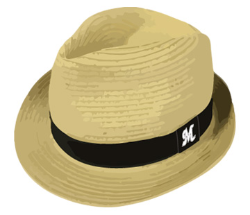 ③中折れハット