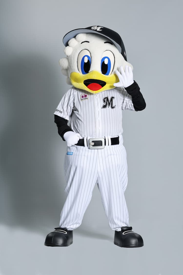 4点セット】マリーンズ マーくん ①②敷パッド2種類 ＆ ③枕