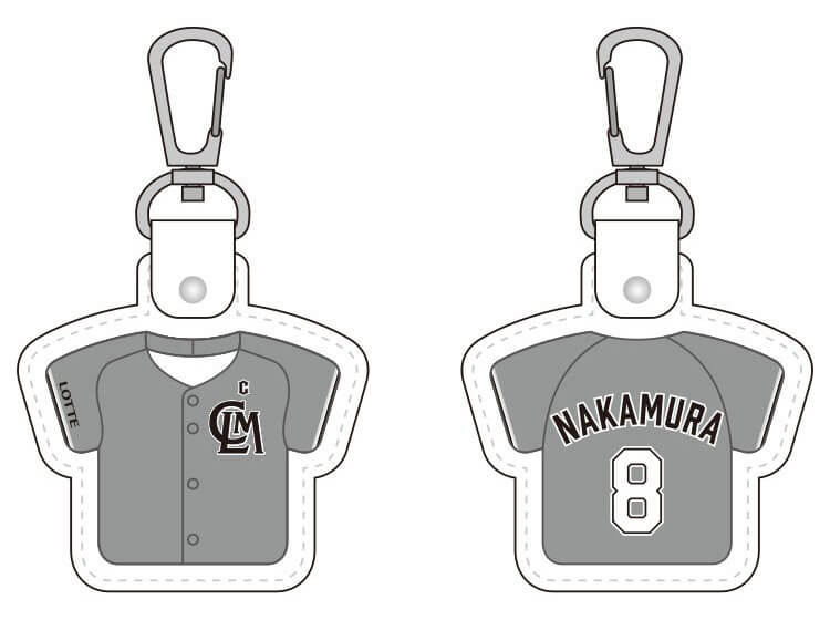 本革製ユニホーム型キーホルダー