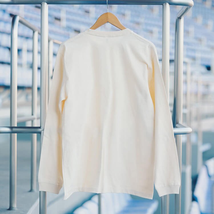 長袖Tシャツ(シンプル)ナチュラル