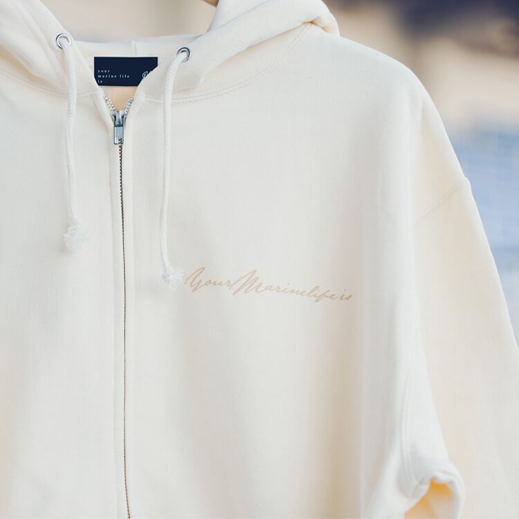 パーカー(ZIP)ナチュラル