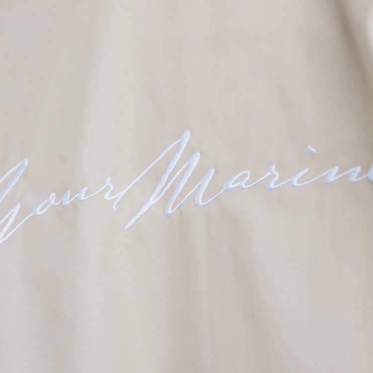 開襟シャツ ベージュ