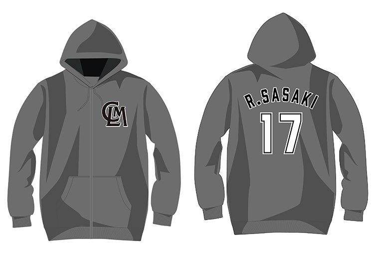 ジップパーカー