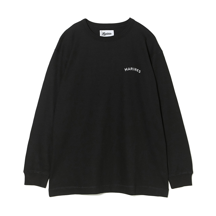 ワッフルクルーネック(アーチロゴ)