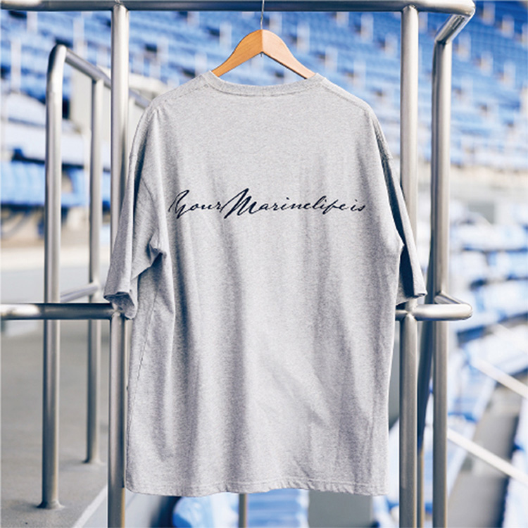 ビックシルエット バックロゴTシャツ