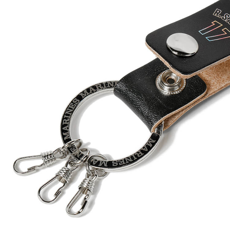 本革製ベルトキーリング