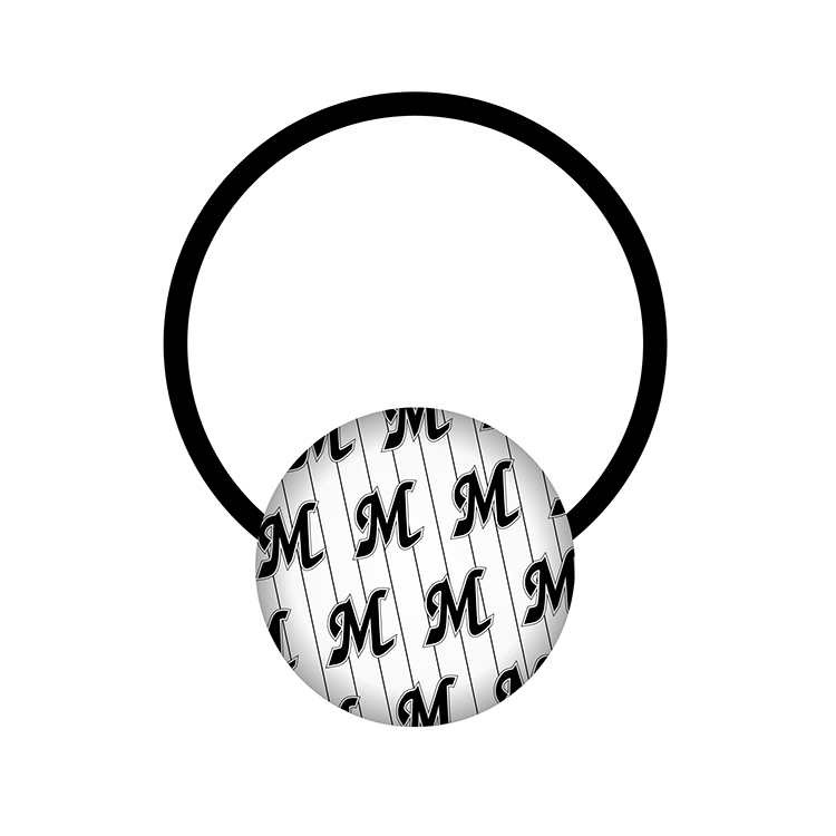 くるみボタンヘアゴム