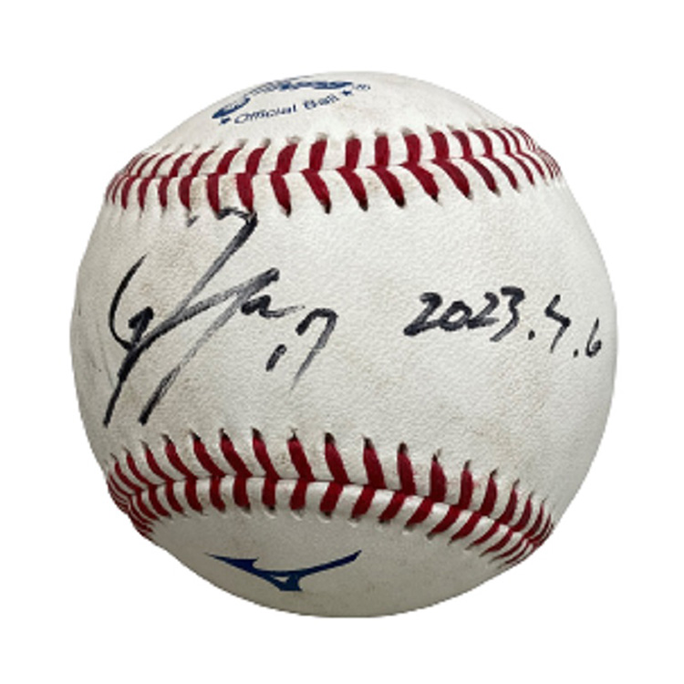 #17佐々木朗希投手ヒーロー試合球(2023.4.6)