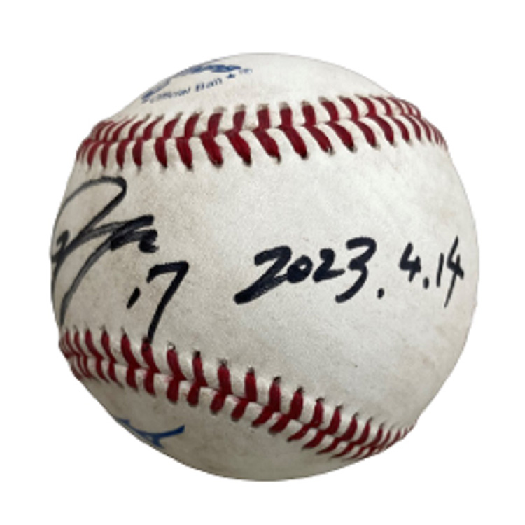 #17佐々木朗希投手ヒーロー試合球(2023.4.14)