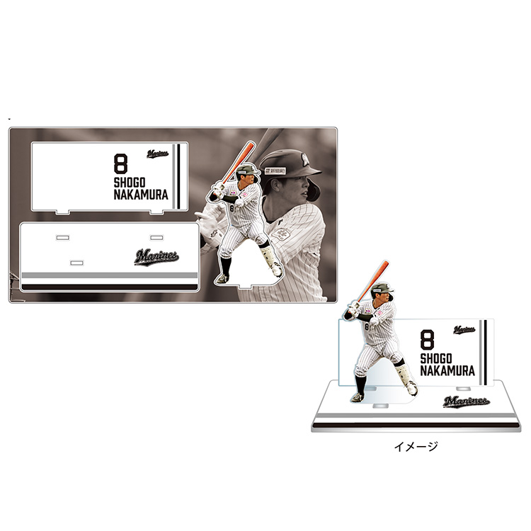 ＜千葉ロッテ＞2023年ビジュアル(ホーム)_アクリルスタンド