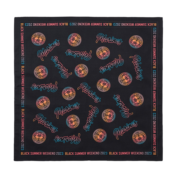 BSW バンダナロゴ総柄