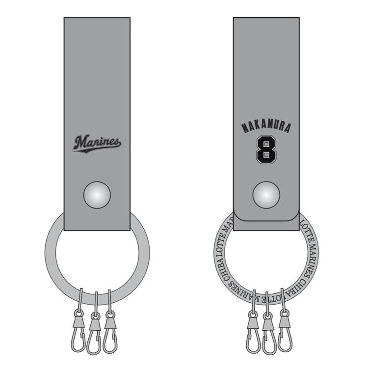 本革製ベルトキーリングス