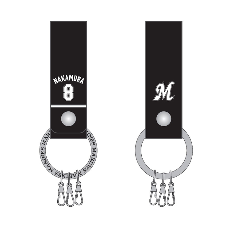 本革製ベルトキーリング