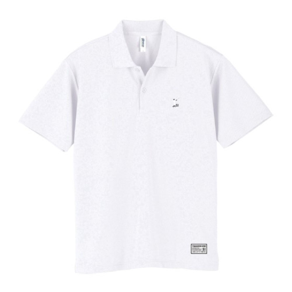 ドライポロシャツ ホワイト