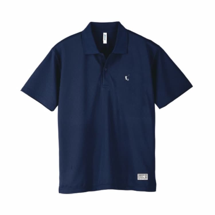 ドライポロシャツ ネイビー