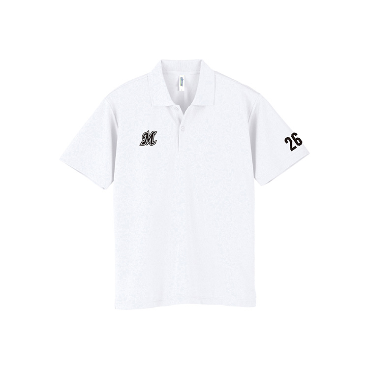 ドライポロシャツ ホワイト