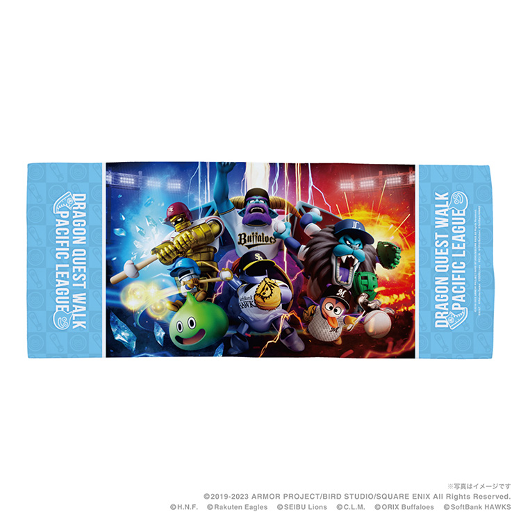 パシフィック・リーグ6球団 ハイブリッドフェイスタオル