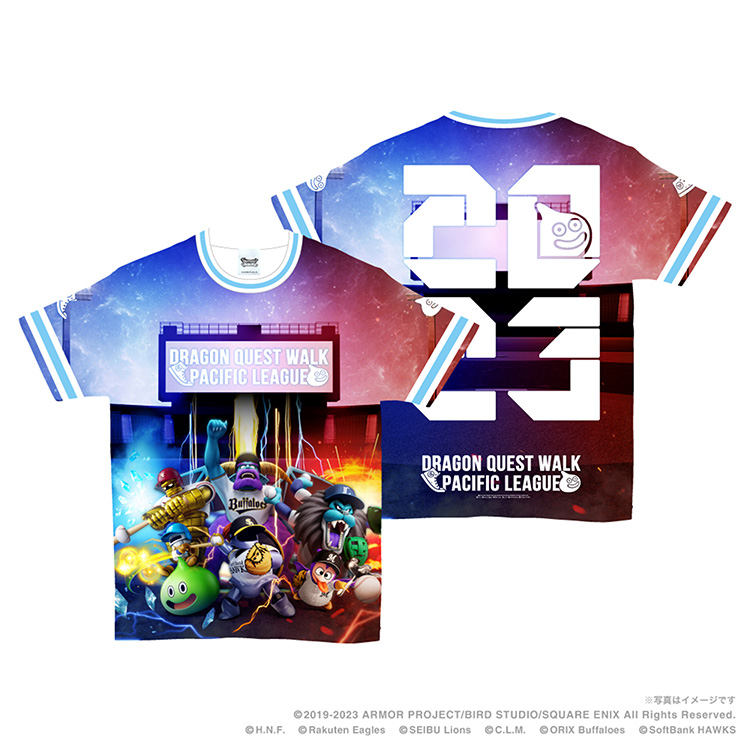 パシフィック・リーグ6球団 総柄Tシャツ(モンスター)